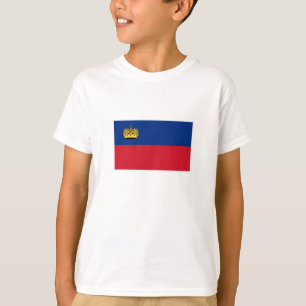 T-shirt Drapeau du Liechtenstein