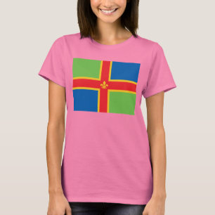 T-shirt Drapeau du Lincolnshire
