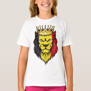 T-shirt Drapeau du Lion Roi de Belgique