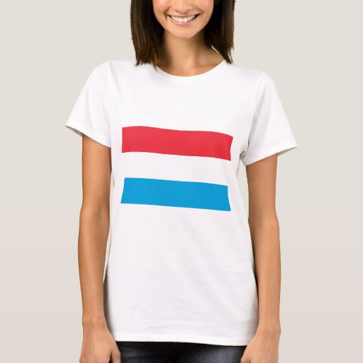 T-shirt Drapeau du Luxembourg (Devant)