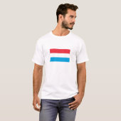 T-shirt Drapeau du Luxembourg (Devant entier)