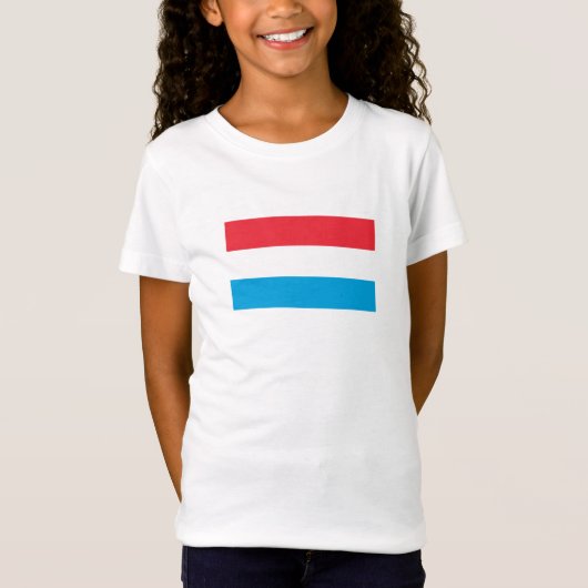 T-Shirt Drapeau du Luxembourg (Devant)