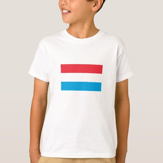 T-shirt Drapeau du Luxembourg (Devant)