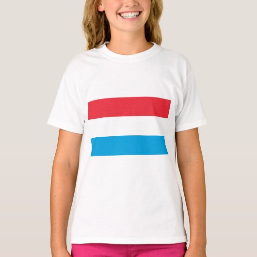 T-shirt Drapeau du Luxembourg (Devant)