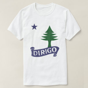 T-shirt Drapeau du Maine de 1901