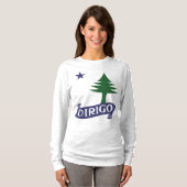 T-shirt Drapeau du Maine de 1901 (Devant entier)