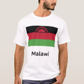 T-shirt Drapeau du Malawi (Devant)