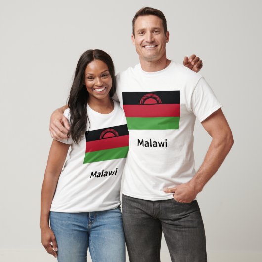 T-shirt Drapeau du Malawi (Unisexe)