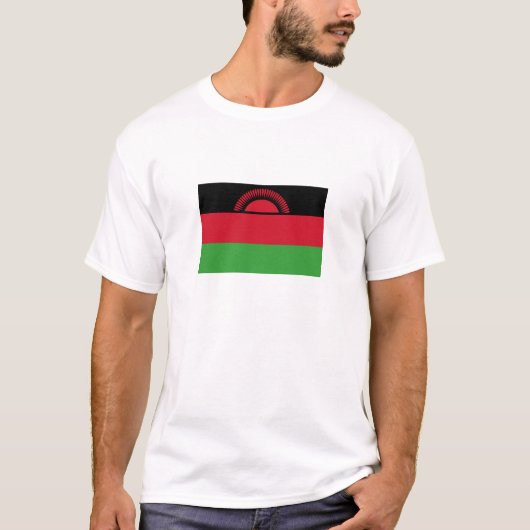 T-shirt Drapeau du Malawi (Devant)