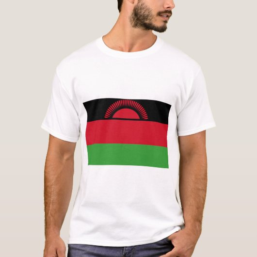 T-shirt Drapeau du Malawi (Devant)