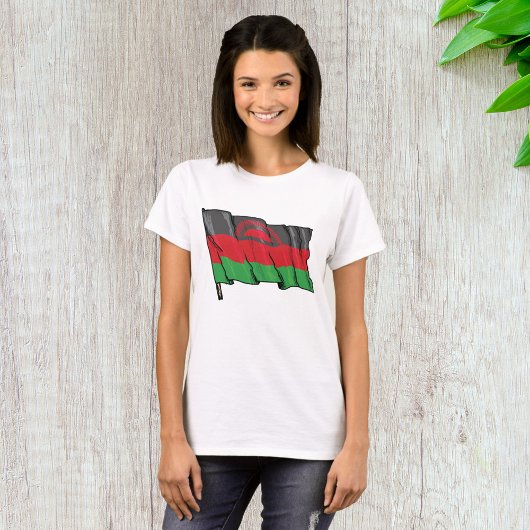 T-shirt Drapeau Du Malawi
