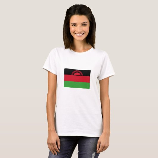 T-shirt Drapeau du Malawi (Devant entier)
