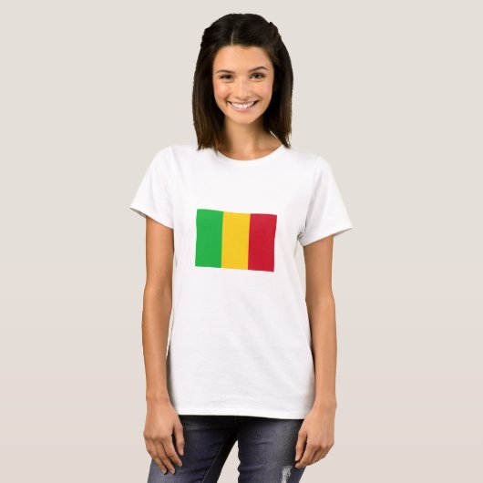 T-shirt Drapeau du Mali (Devant entier)