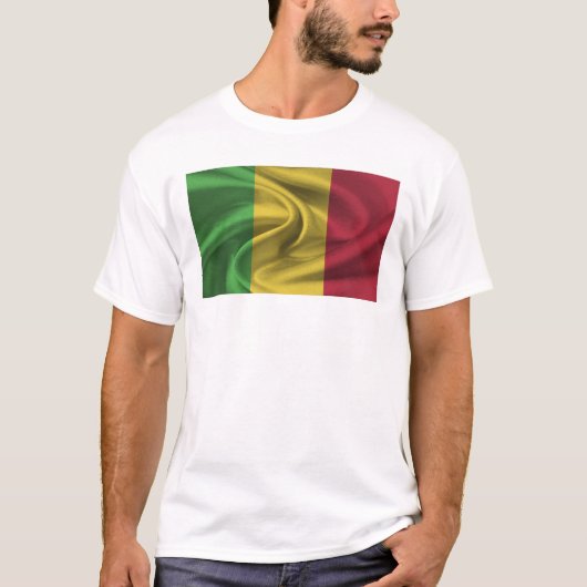T-shirt Drapeau Du Mali (Devant)