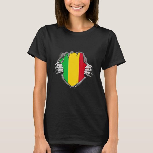 T-shirt Drapeau du Mali (Devant)