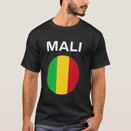 T-shirt Drapeau du Mali Moderne (Devant)