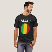 T-shirt Drapeau du Mali Moderne (Devant entier)