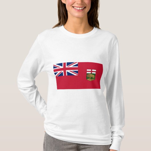 T-shirt Drapeau du Manitoba (Devant)