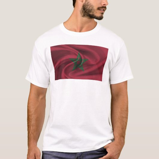 T-shirt Drapeau Du Maroc (Devant)