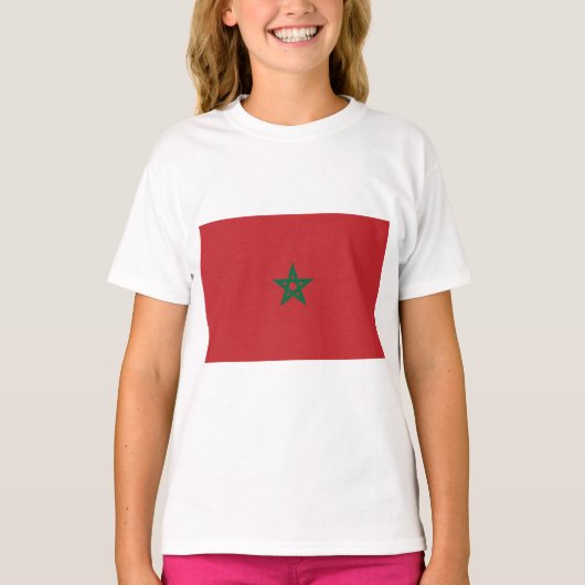 T-shirt Drapeau du Maroc (Devant)