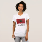 T-shirt Drapeau du Maroc (Devant entier)