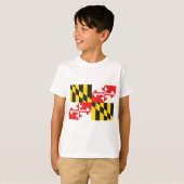 T-SHIRT DRAPEAU DU MARYLAND (Devant entier)