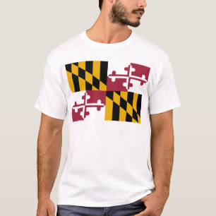 T-shirt Drapeau du Maryland
