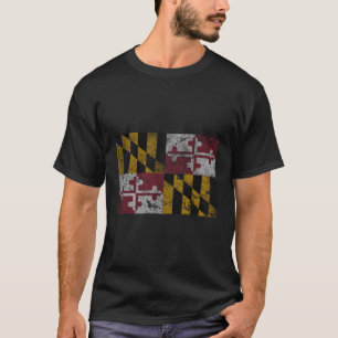 T-shirt Drapeau du Maryland