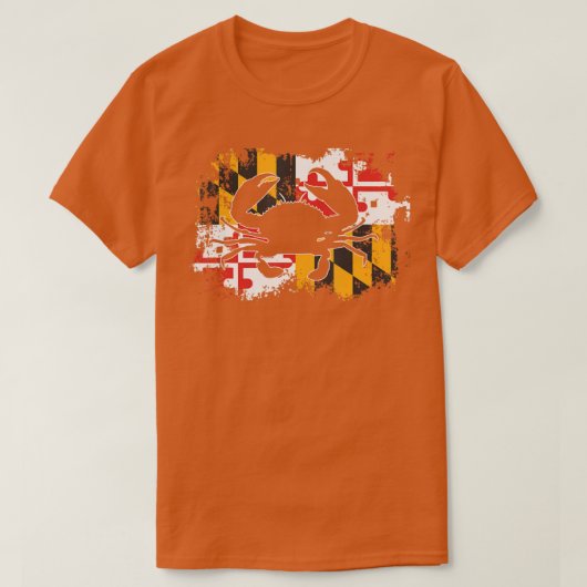 T-shirt Drapeau du Maryland (Design devant)