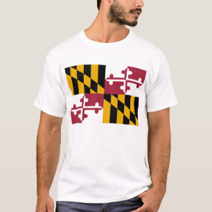 T-shirt Drapeau du Maryland