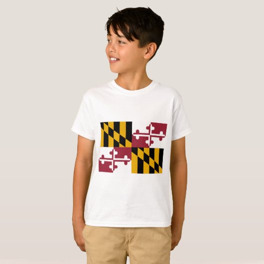 T-shirt Drapeau du Maryland (Devant entier)