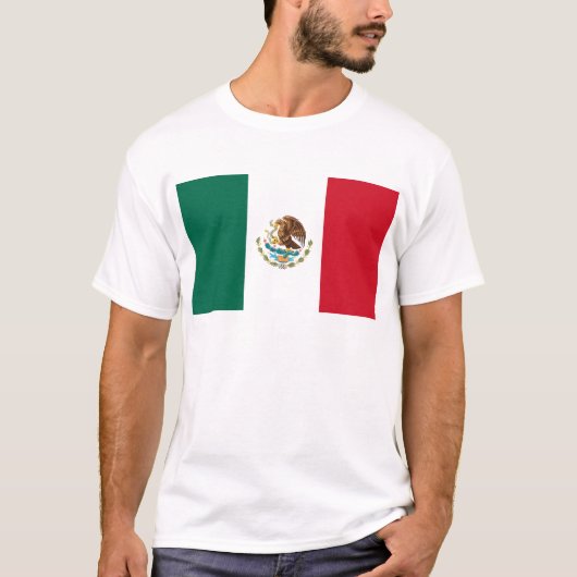 T-shirt Drapeau du Mexique (Devant)
