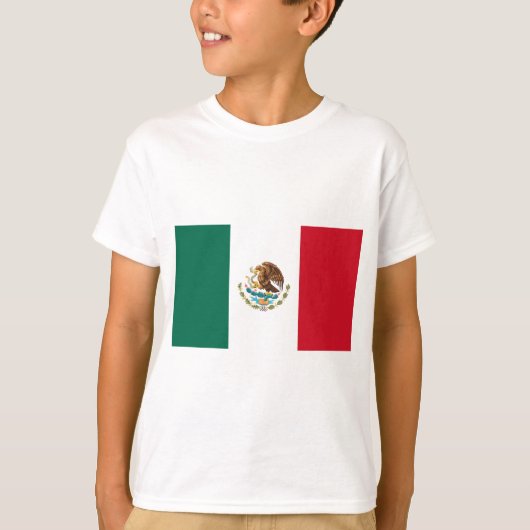 T-shirt Drapeau du Mexique (Devant)