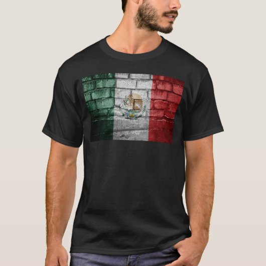 T-shirt Drapeau du Mexique (Devant)