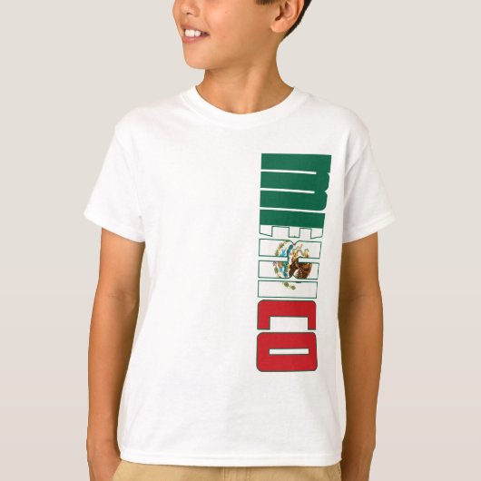 T-shirt Drapeau du Mexique (Devant)