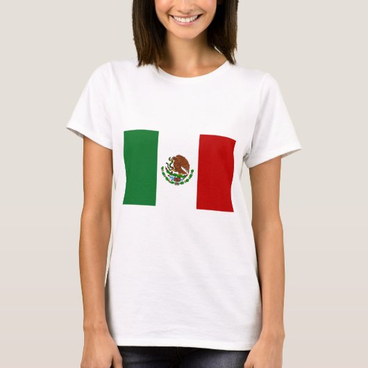 T-shirt Drapeau du Mexique (Devant)