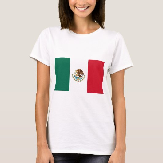 T-shirt Drapeau du Mexique (Devant)