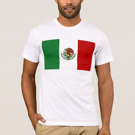 T-shirt Drapeau du Mexique (Devant)