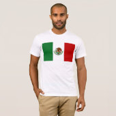 T-shirt Drapeau du Mexique (Devant entier)