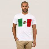 T-shirt Drapeau du Mexique (Devant entier)