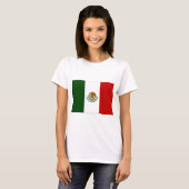 T-shirt Drapeau du Mexique (Devant entier)