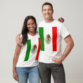 T-shirt Drapeau du Mexique (Unisexe)