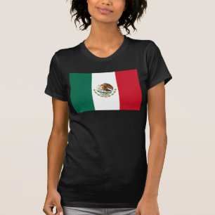 T-shirt Drapeau du Mexique, Bandera de la République mexic