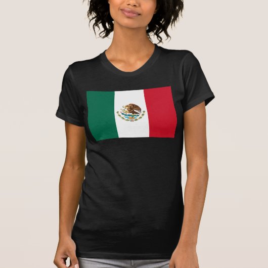 T-shirt Drapeau du Mexique, Bandera de la République mexic (Devant)