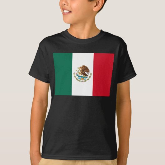 T-shirt Drapeau du Mexique, Bandera de la République mexic (Devant)