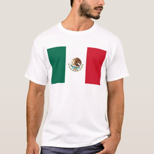T-shirt Drapeau du Mexique - drapeau mexicain - Bandera de (Devant)