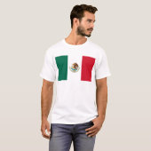 T-shirt Drapeau du Mexique - drapeau mexicain - Bandera de (Devant entier)