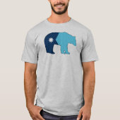 T-shirt Drapeau du Minnesota ours (Devant)