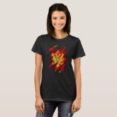 T-shirt Drapeau du Monténégro (Devant entier)