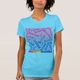 T-shirt Drapeau du motif de mot BISEXUEL -.png